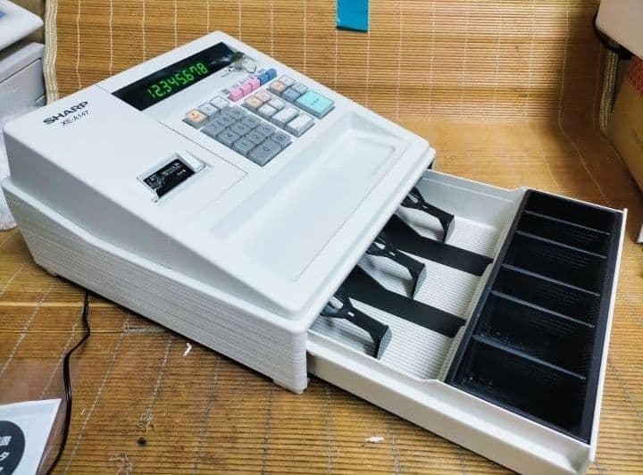 シャープレジスター　XE-A147　PC連携売上管理フル設定無料　000215