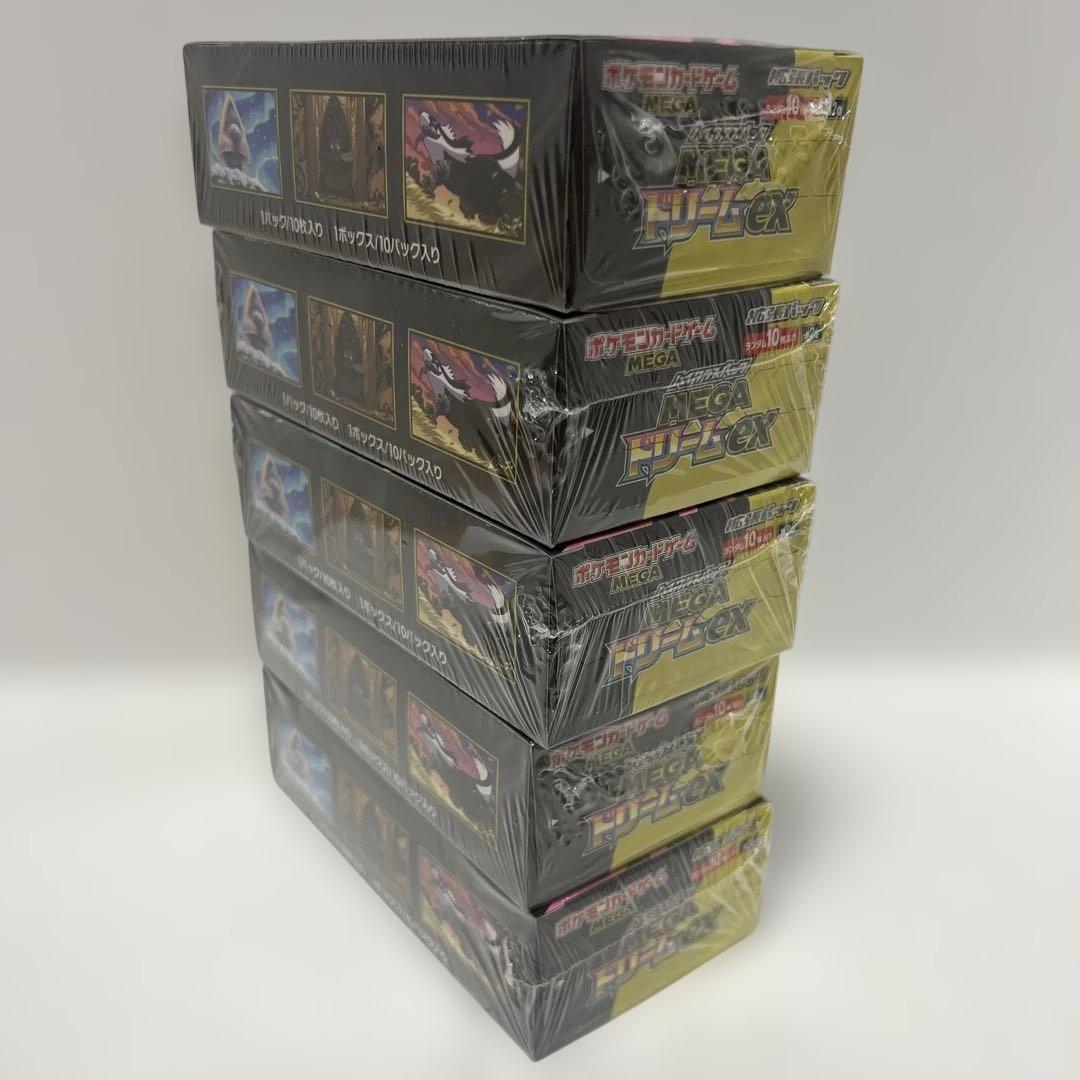 ポケモンカード　メガドリームex シュリンク付　5BOX
