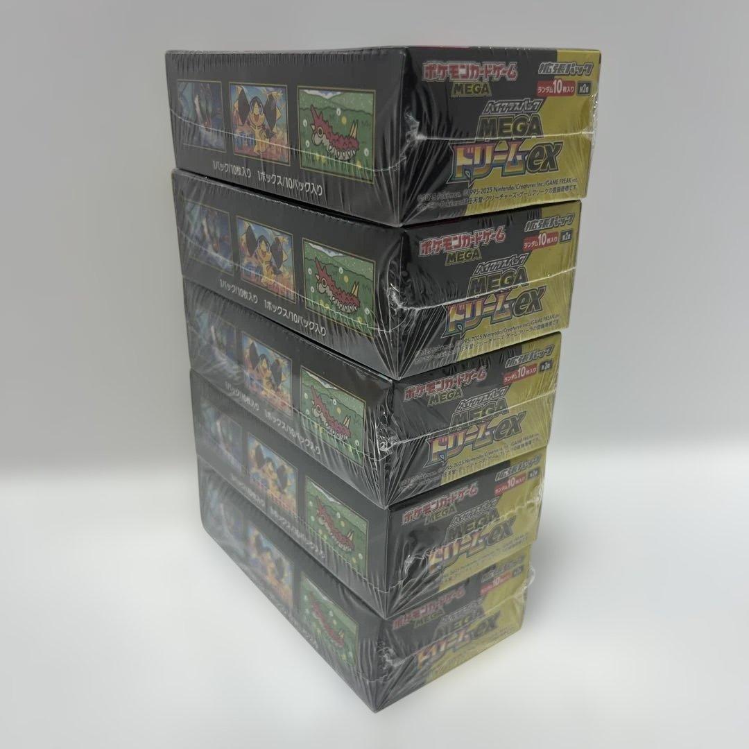 ポケモンカード　メガドリームex シュリンク付　5BOX