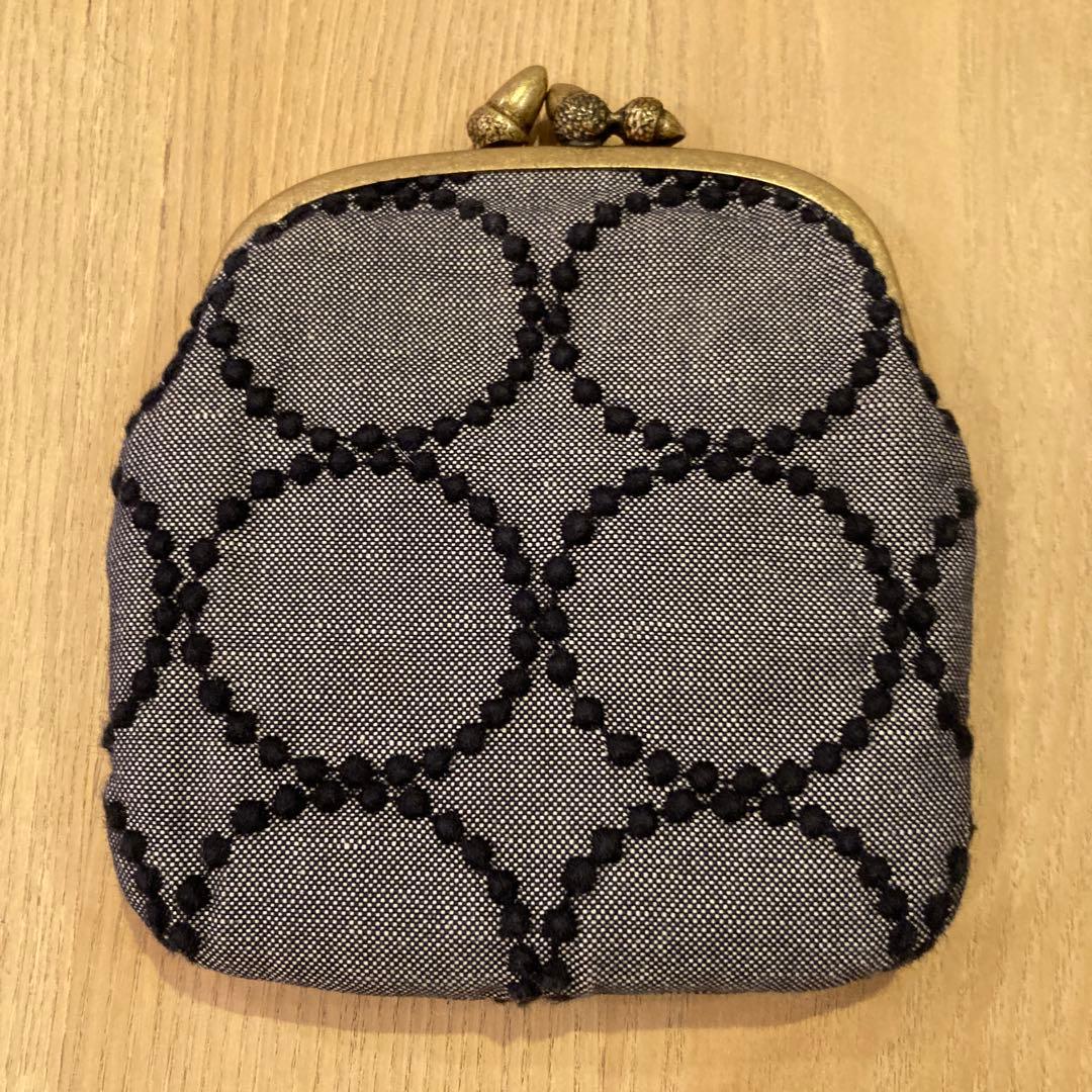 mina perhonen 円形模様の布製ケース