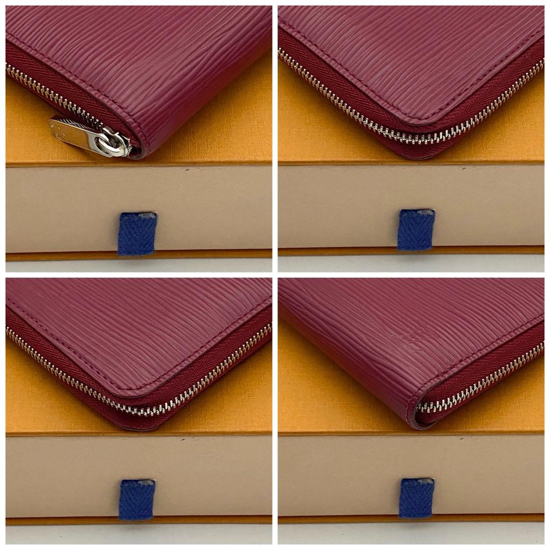 ほぼ未使用　ルイヴィトン　ジッピーパース　エピ　フューシャ　ケース