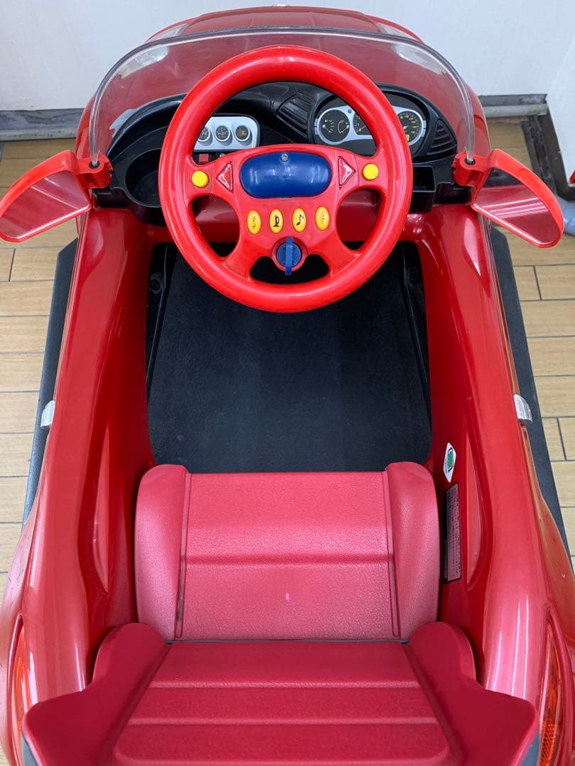 理容イス　美容イス　キッズチェアー　フェアレディZ赤