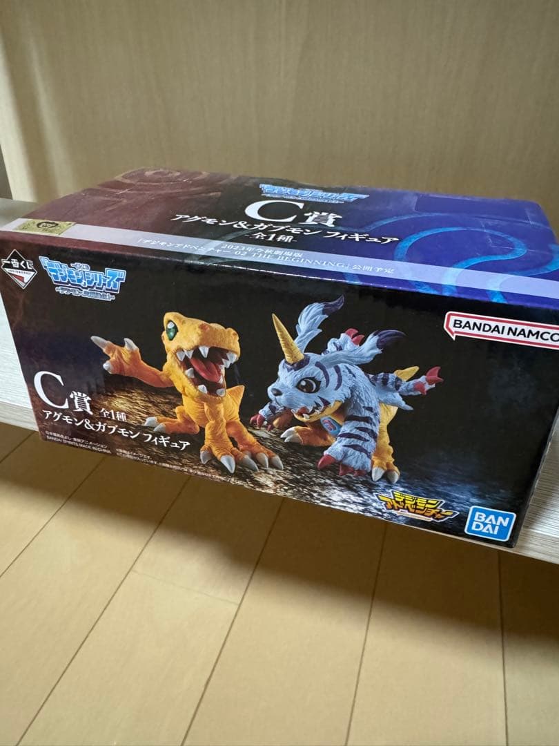デジモンシリーズ　一番くじ　C賞 アグモン & ガブモン フィギュア　未開封