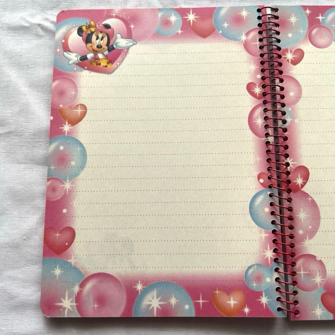 希少❤️ミニーマウス ノート スパイラルバインディング ピンク　ディズニー