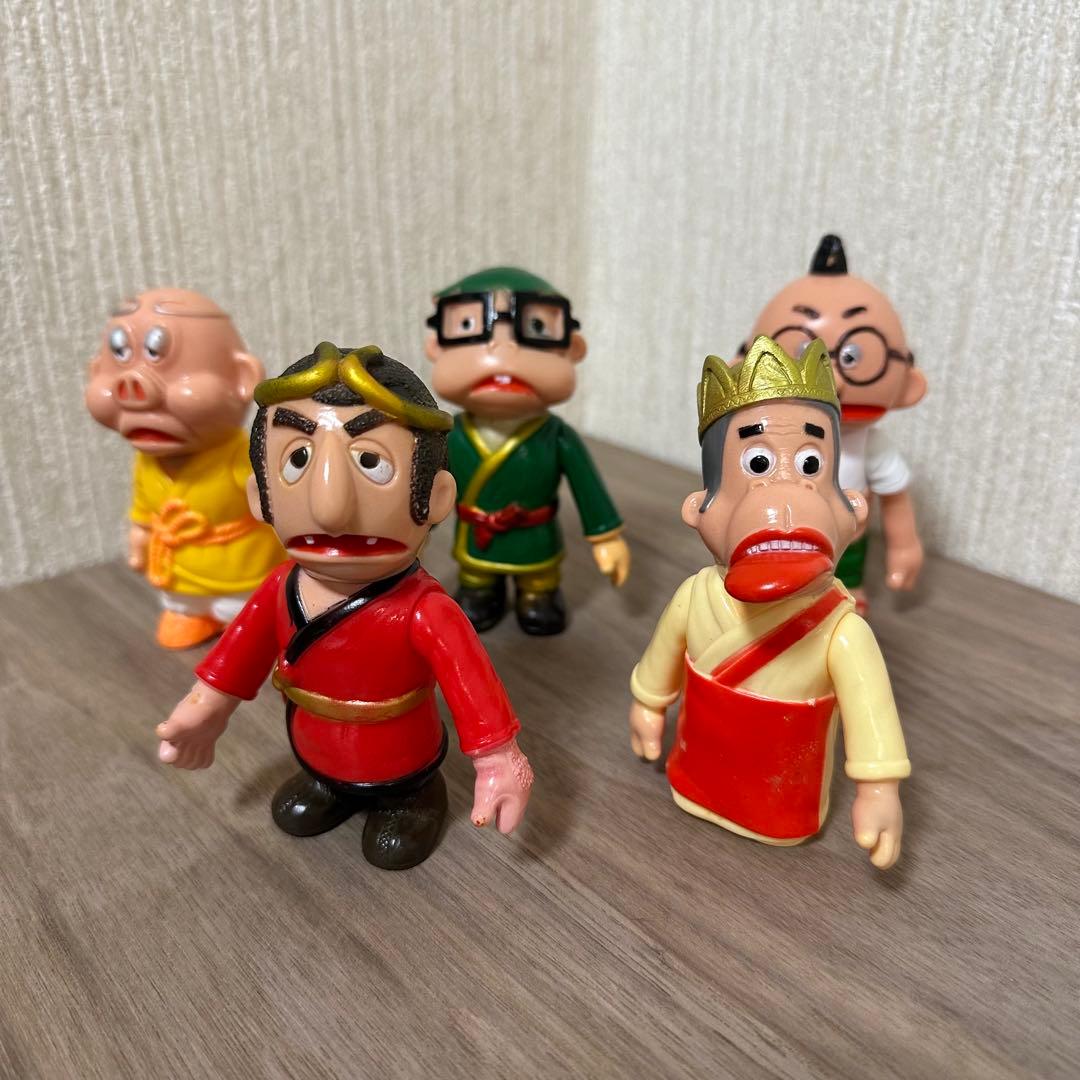 【超希少・超希少】飛べ！孫悟空よいこ劇場　西遊記　5体　ソフビ　ドリフターズ