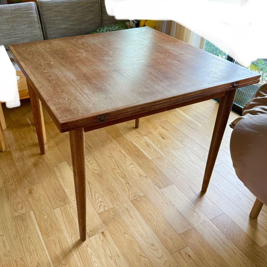 北欧ヴィンテージ ダイニングテーブル　バタフライ　90cm　スローハウス
