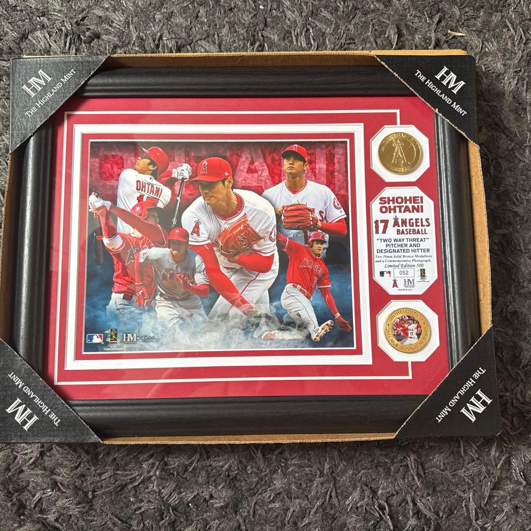Shohei Ohtani 記念フレーム 付き