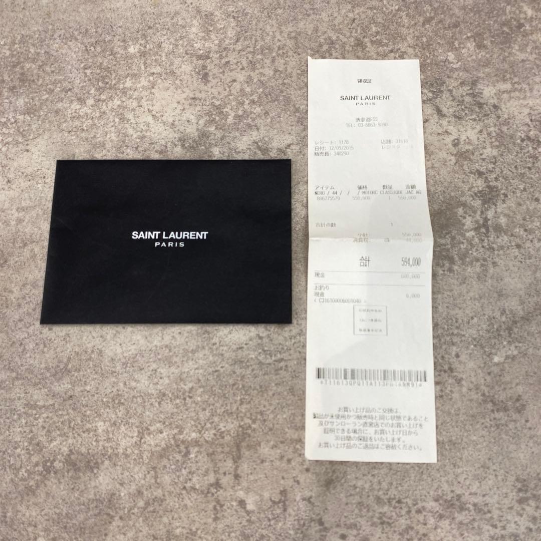 サンローラン L01 44ライダースジャケット エディ期