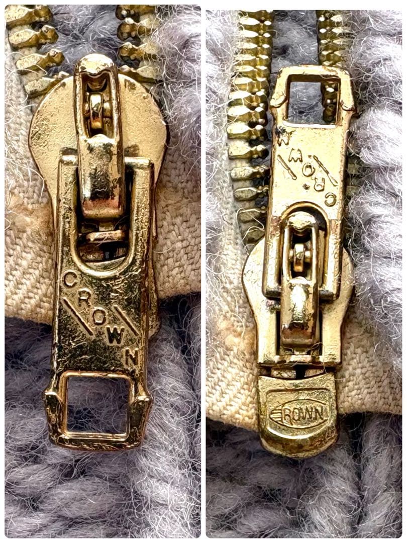 【超希少】 50s ボーリング カウチン カーディガン CROWN フリーサイズ