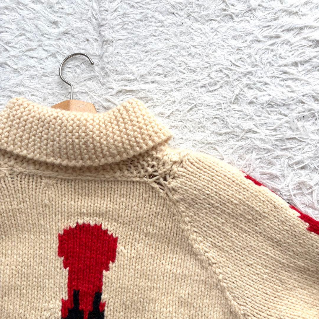 【超希少】 50s ボーリング カウチン カーディガン CROWN フリーサイズ