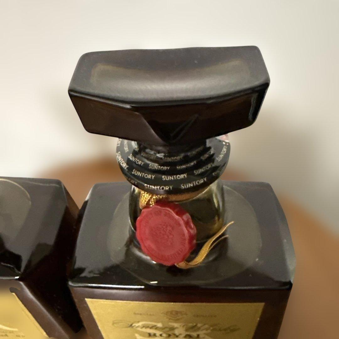 【希少・山崎15年モルト】サントリー ローヤル SR 720ml 2本ギフト箱付