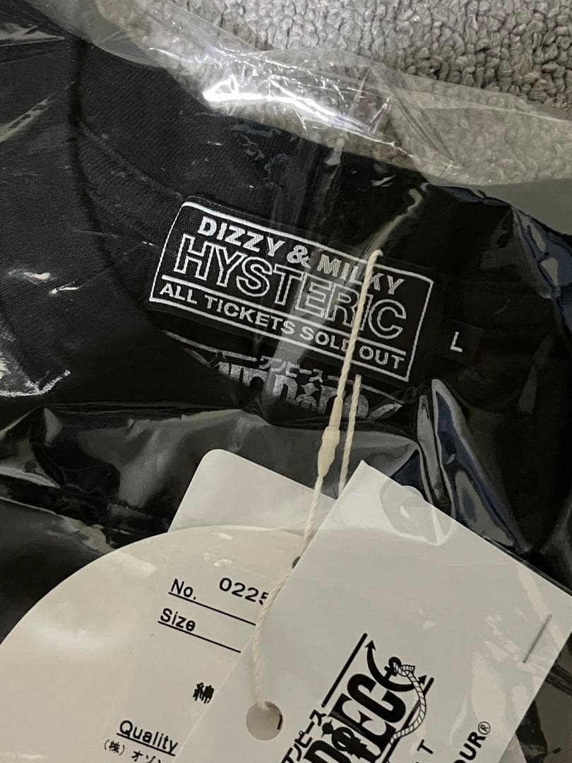 新品ヒステリックグラマーワンピースコ ラボナミ ONEPIECETシャツL黒