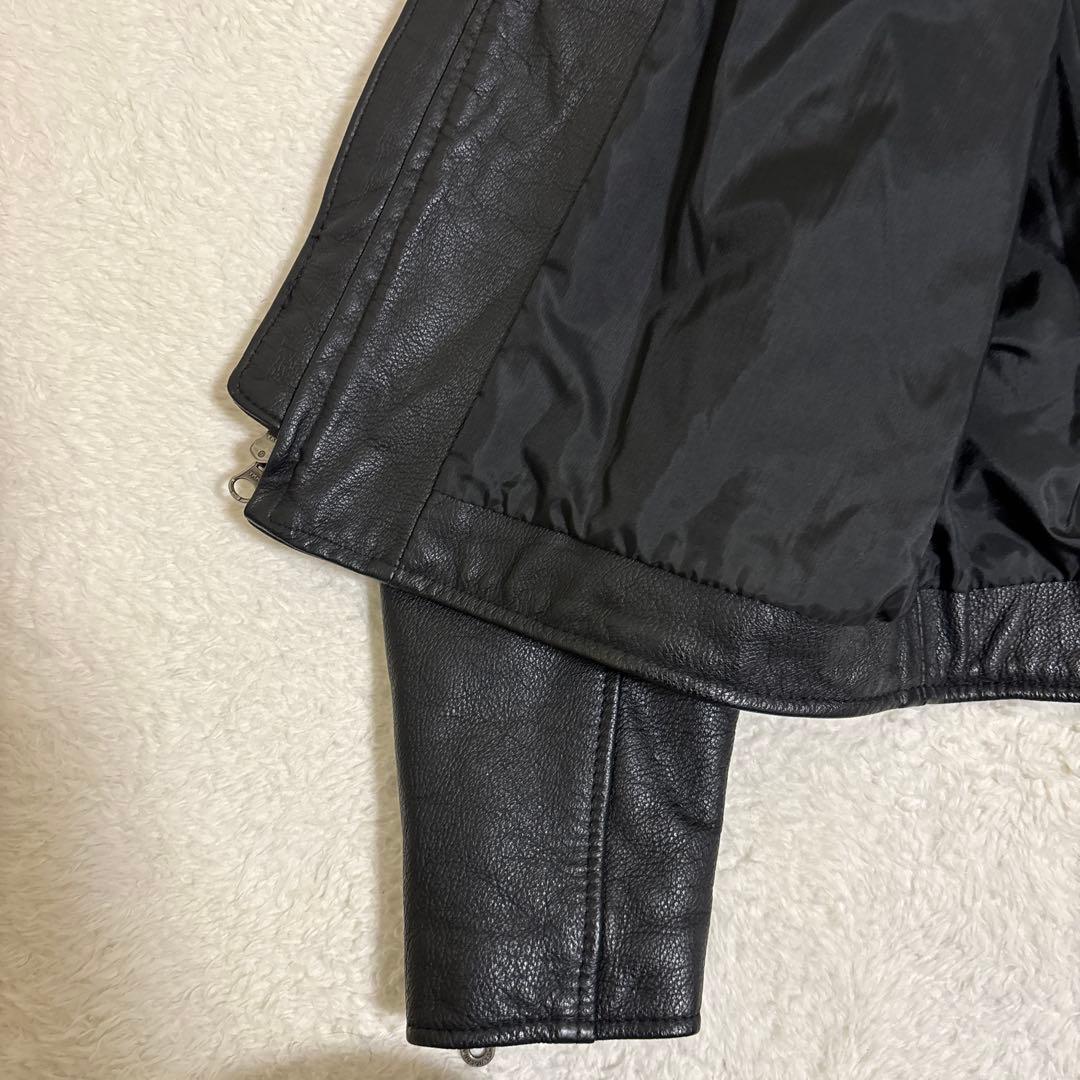 【美品】Harley-Davidson レザージャケット Mサイズ 刺繍ロゴ