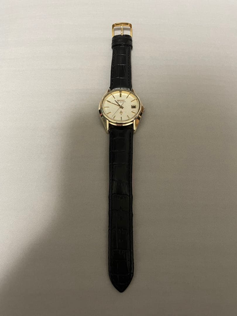 SEIKO KING QUARTZ メンズ腕時計ゴールド 4822-8000