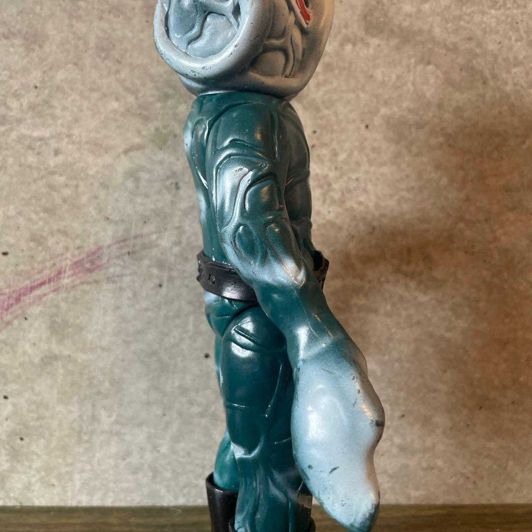 週末削除旧バンダイ当時物仮面ライダー怪人トリカブトソフビ落書きなし