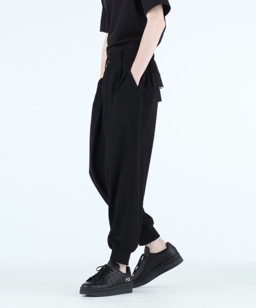 【Y-3】M CLASSIC WOOL FLANNEL CUFF PANTS