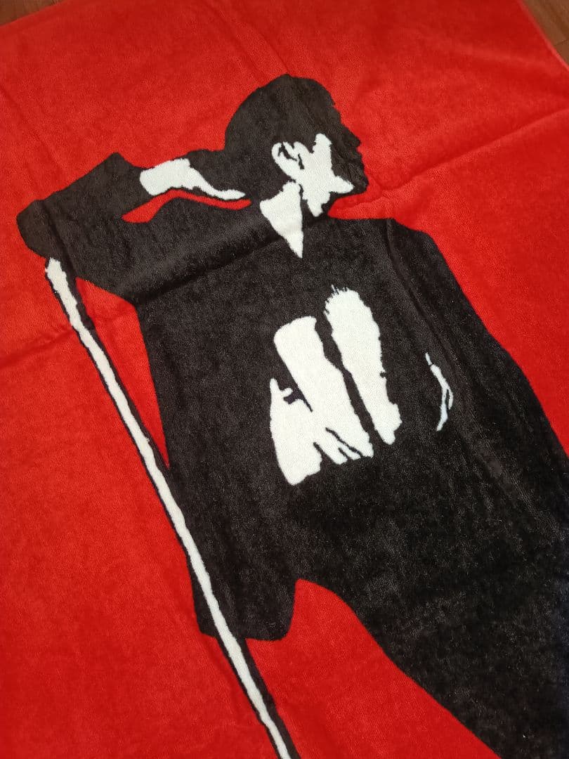 矢沢永吉　スペシャルビーチタオル　SBT（Ｎｅｗ　姿）レッド旧サイズ