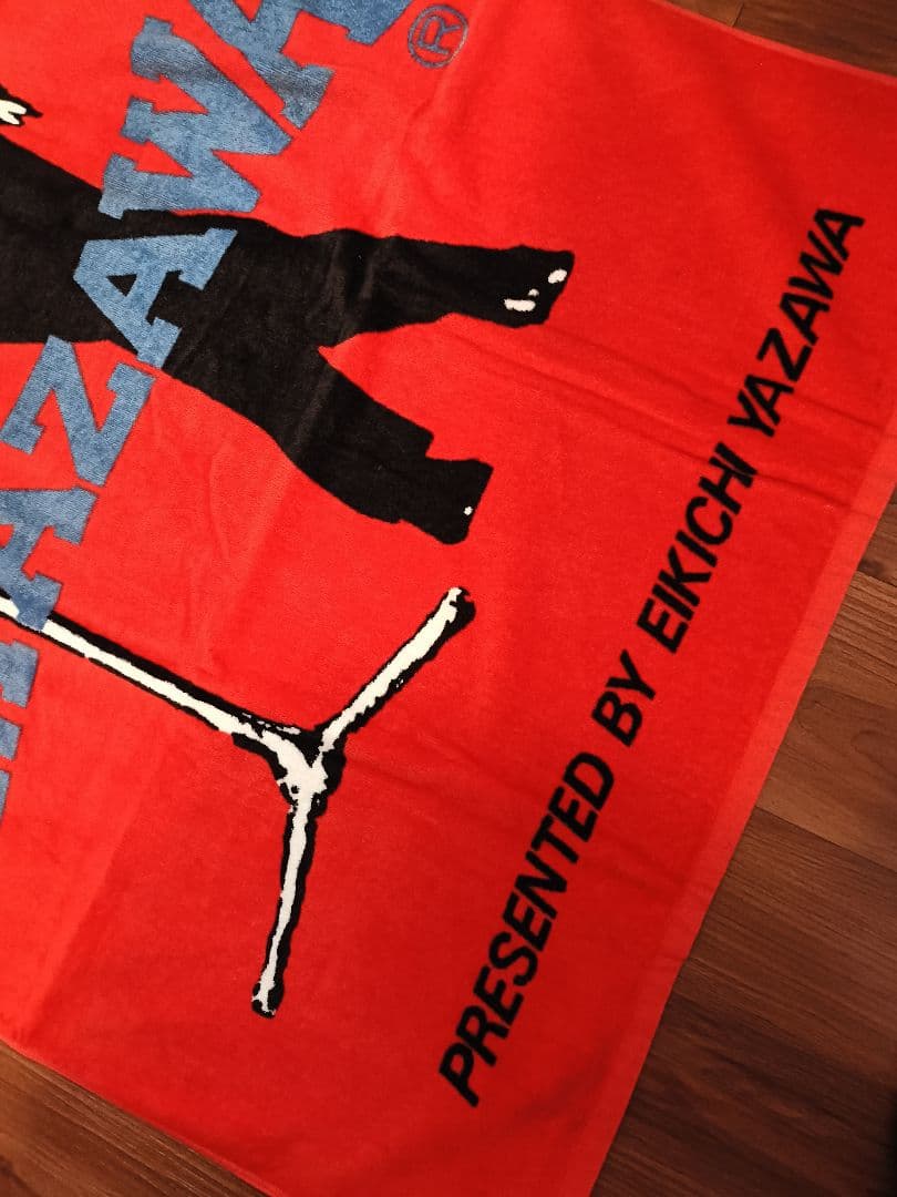 矢沢永吉　スペシャルビーチタオル　SBT（Ｎｅｗ　姿）レッド旧サイズ