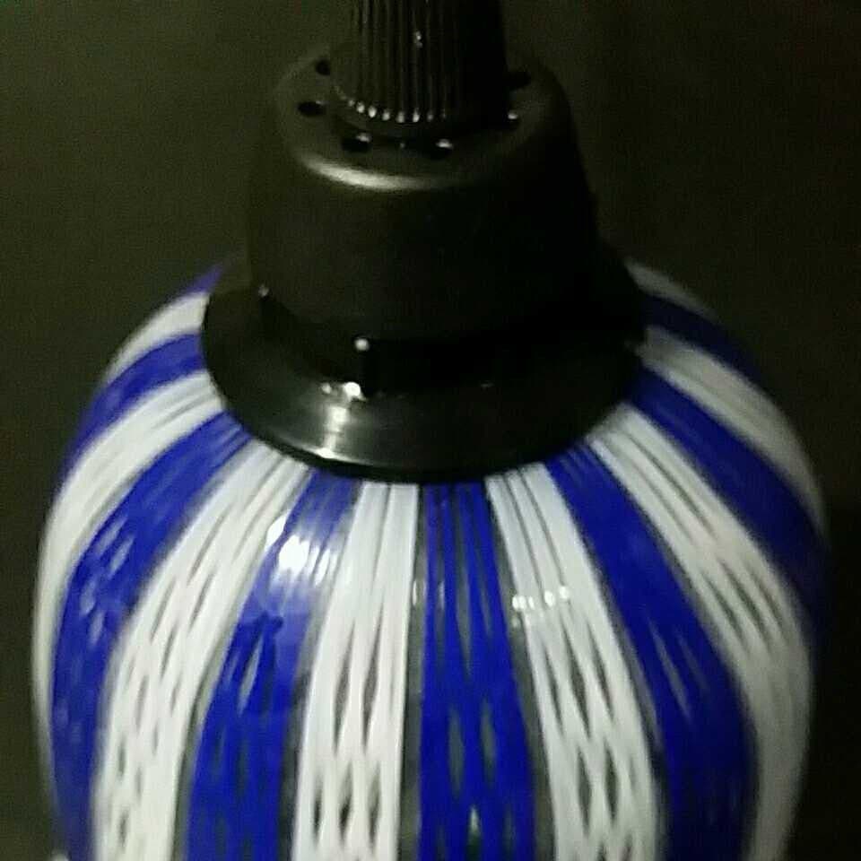 MURANO ムラノ ブルー レース ペンダントライト ランプシェード
