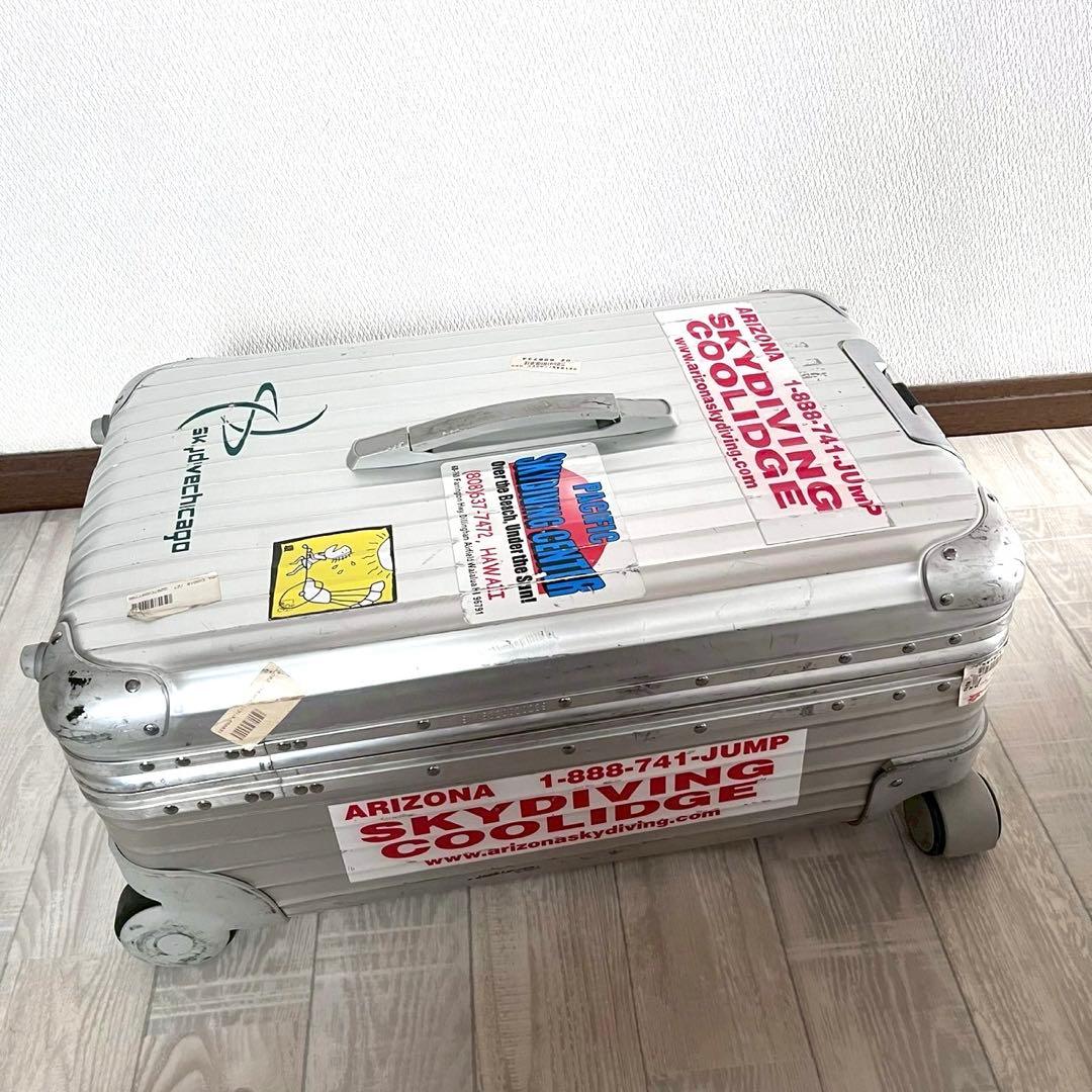 【希少】RIMOWA×PORSCHE トパーズ 2輪 アルミキャリーケース