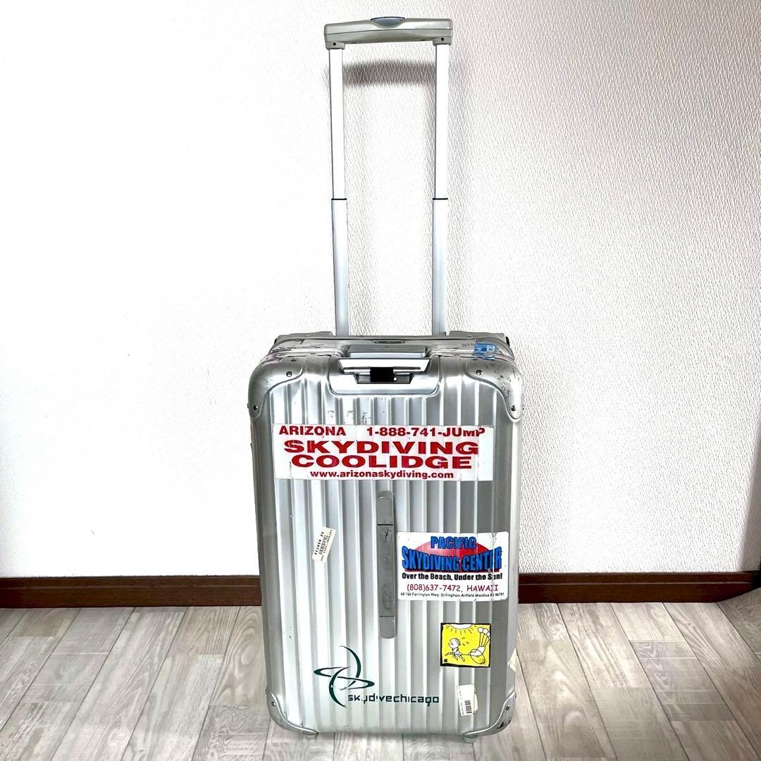 【希少】RIMOWA×PORSCHE トパーズ 2輪 アルミキャリーケース