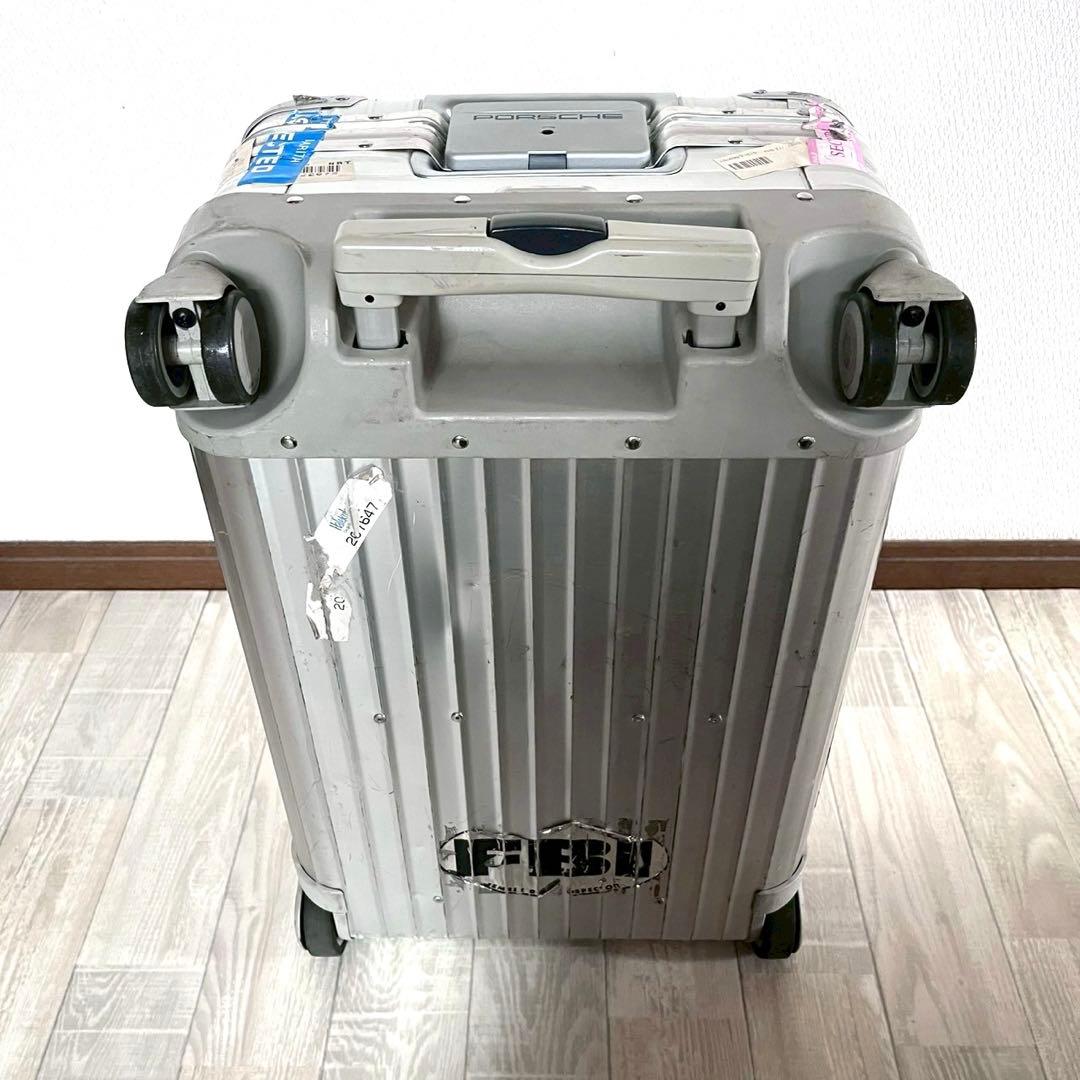 【希少】RIMOWA×PORSCHE トパーズ 2輪 アルミキャリーケース