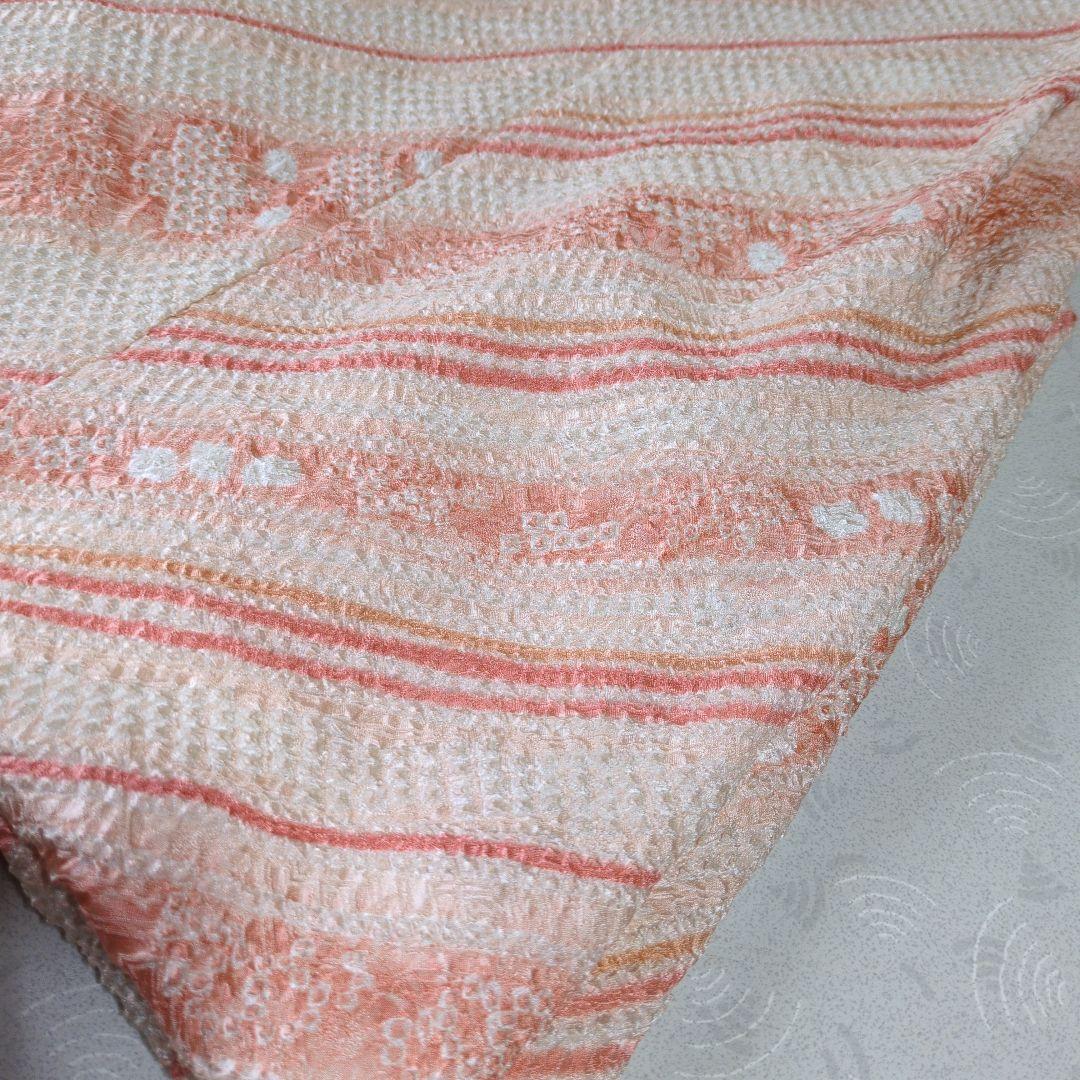 七五三３歳正絹総絞り手縫いの被布(中綿なし）