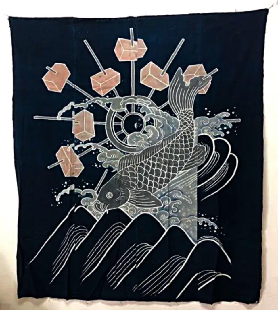 藍染木綿　つつがき　布団布