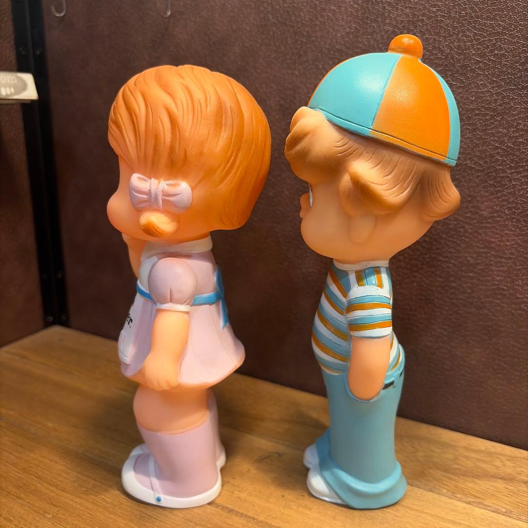 ビンテージ　ガーバーキッドドールガール&ボーイ アドバタイジングフィギュアセット