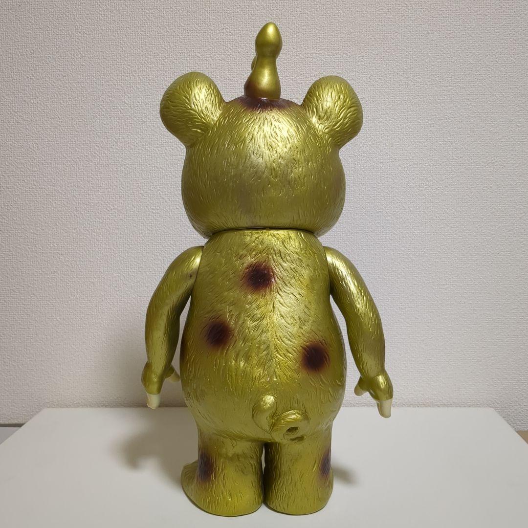 当時物 ジャイアント 快獣ブースカ イヌクマ ソフビ ゴールド 40cm