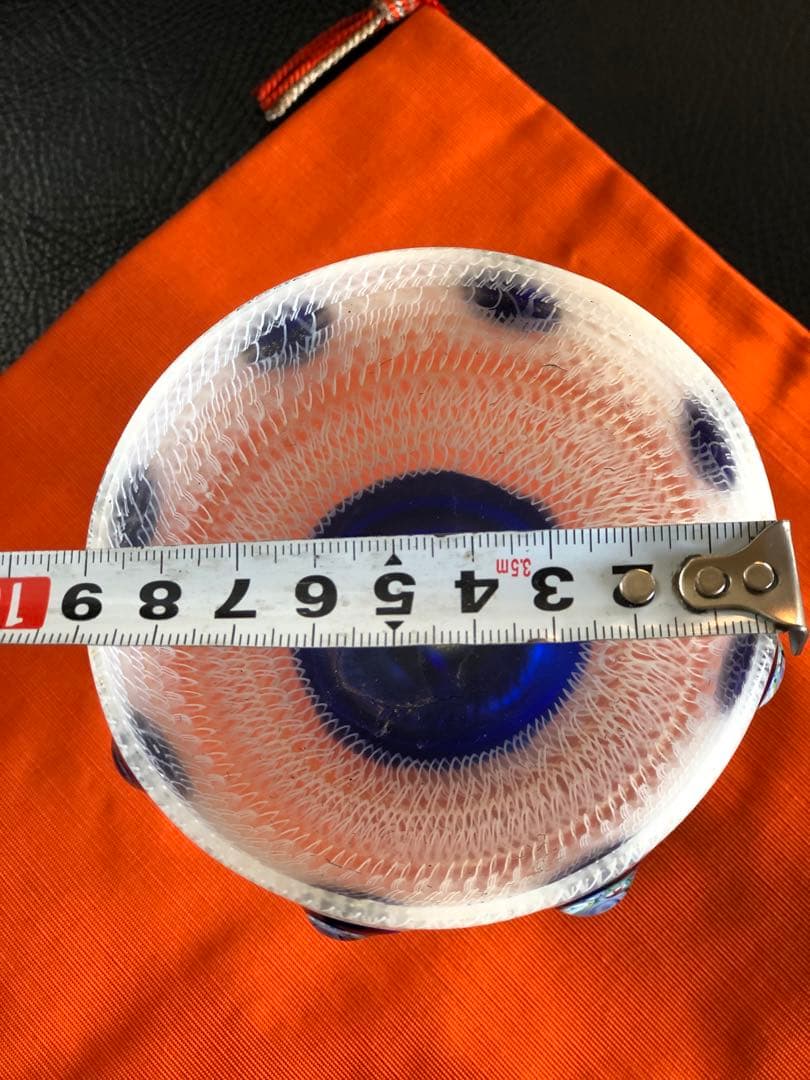 木暮紀一作品　コアガラストンボ玉　蜻蛉玉　ガラス製　飾りガラス　伝統工芸品