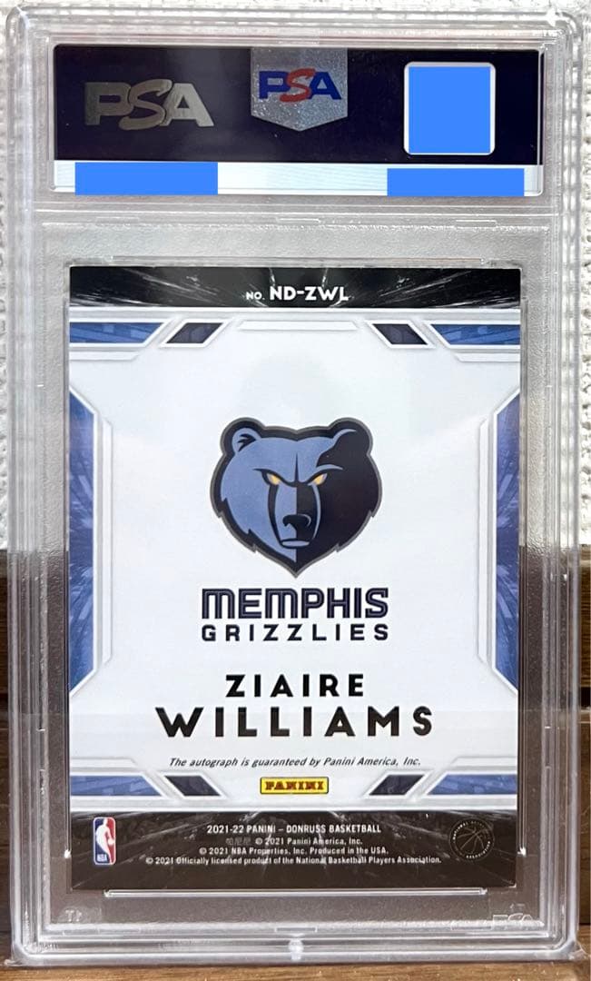 Ziaire Williams 貴重next day RC auto