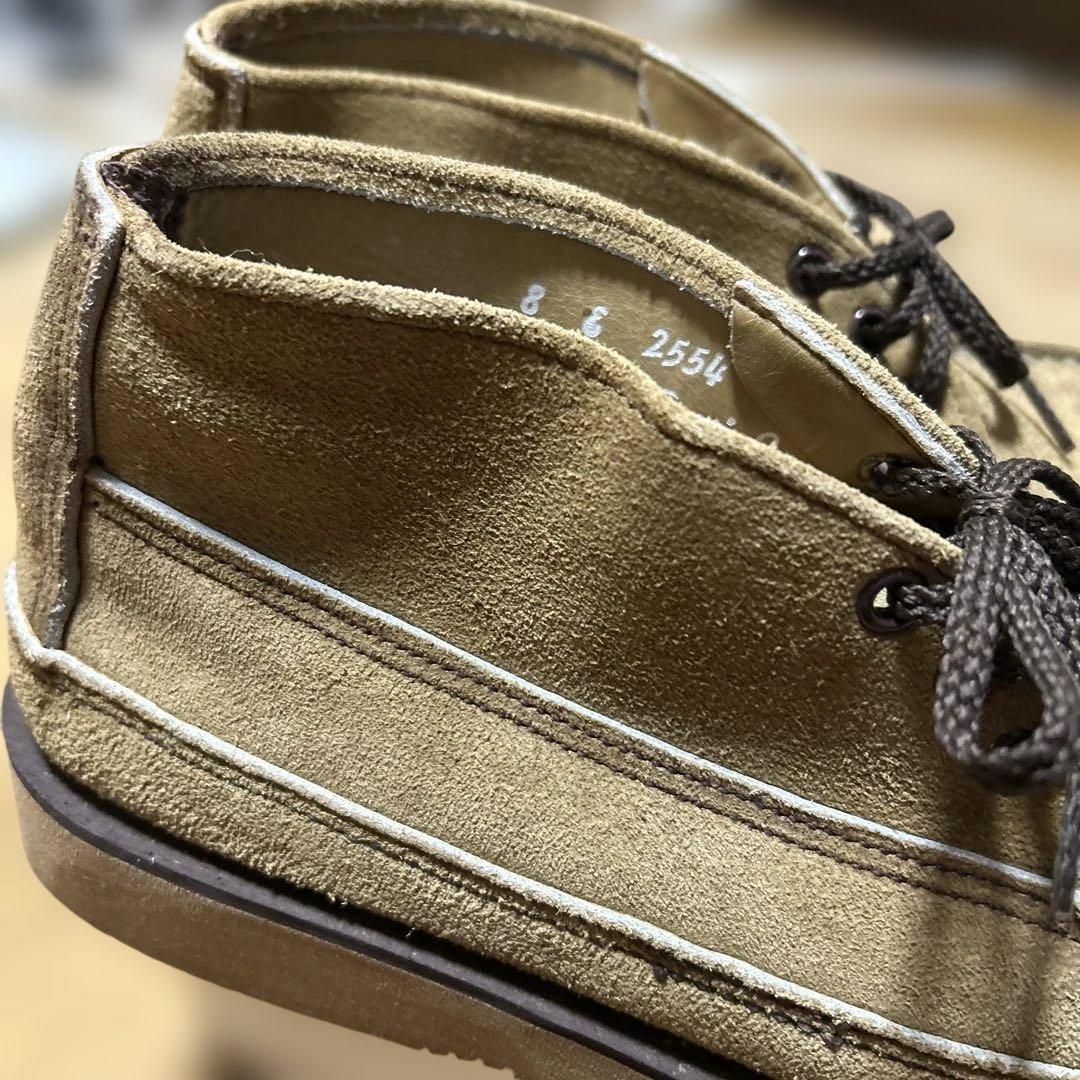 美品ラッセルモカシン(スポーティング.クレー チャッカー)8 E