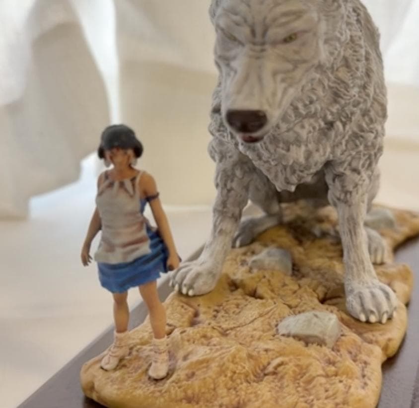 もののけ姫 　サン モロ フィギュア ガレージキット フィギュア