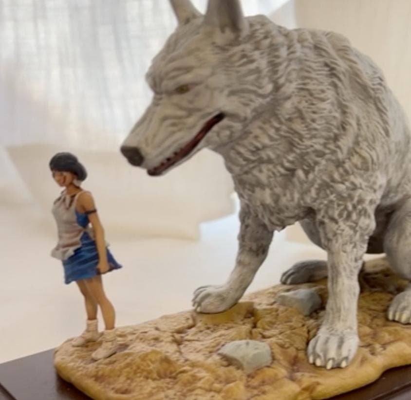 もののけ姫 　サン モロ フィギュア ガレージキット フィギュア