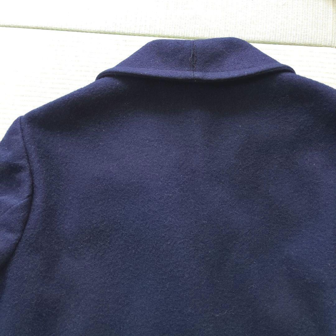 1940年〜1950年代　ホスピタルコート　ショールカラーウールコート　古着