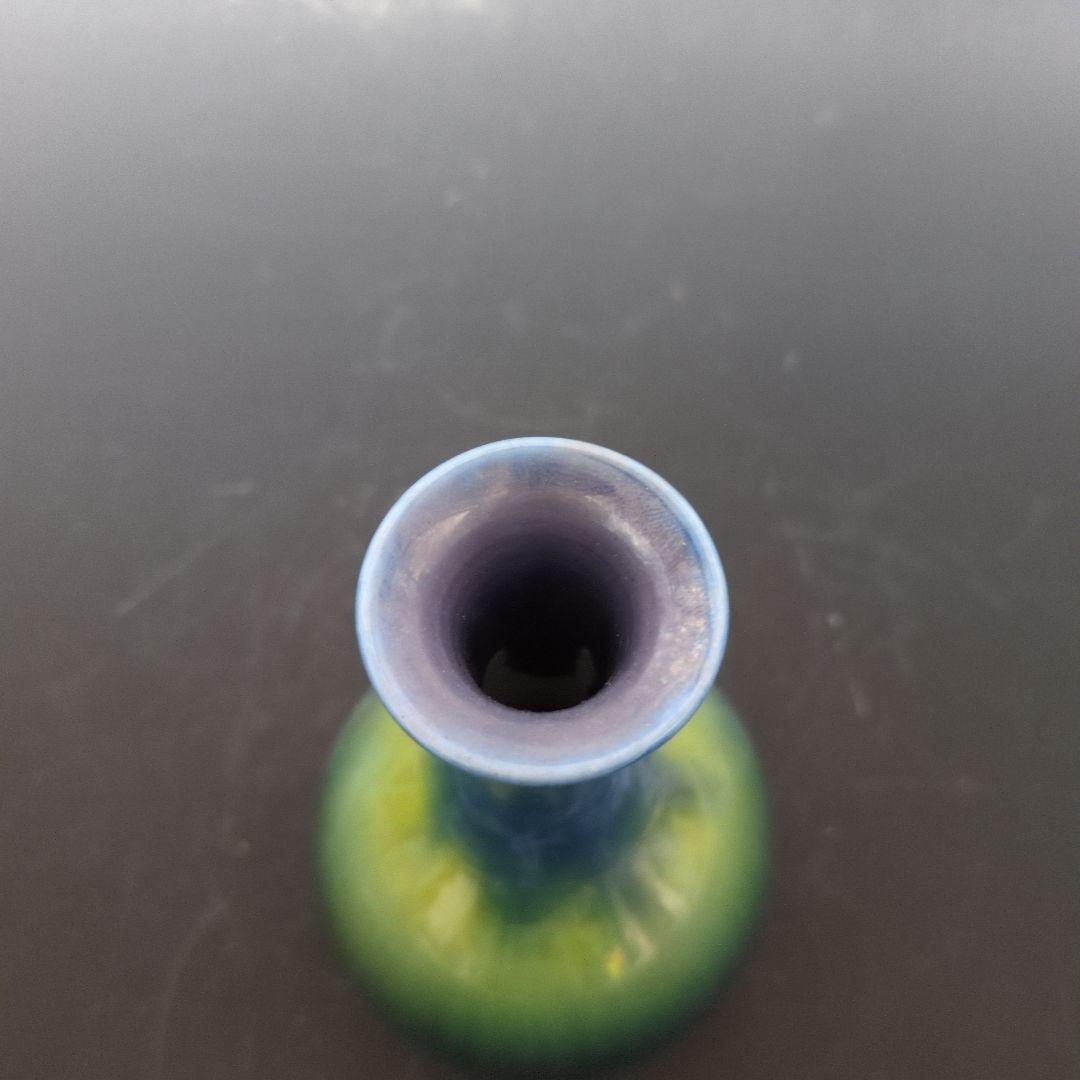 人間国宝 三代 徳田八十吉 正彦 作 花入