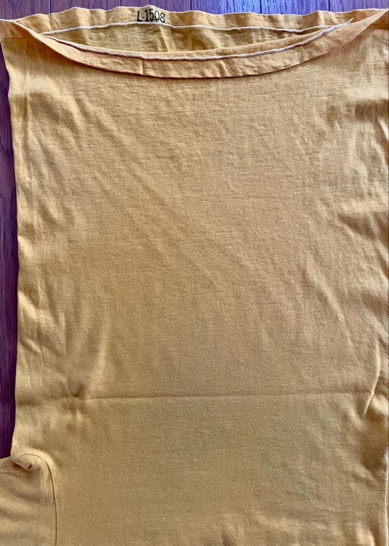 U.S. AIR FORCE 染み込み Tシャツ 袖裾共シングルステッチ 軍物