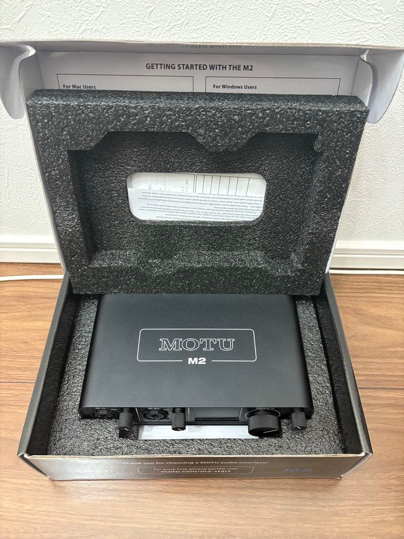 【ほぼ未使用品】MOTU M2 USBオーディオインターフェイス