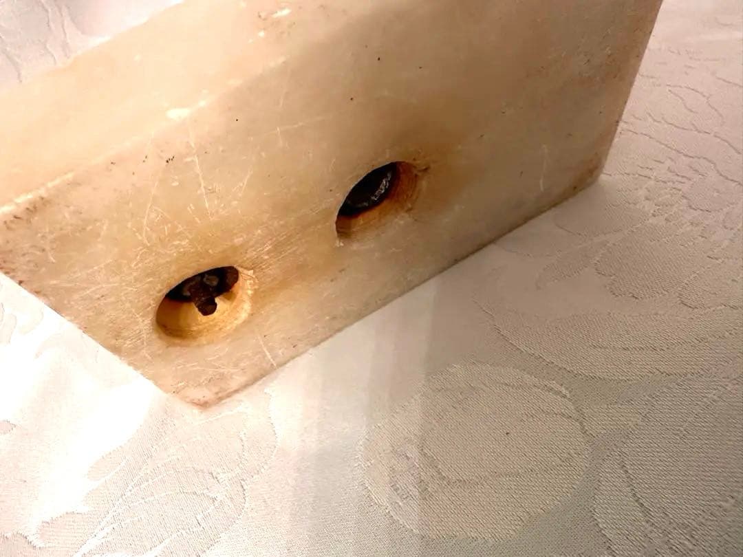 アンティーク　クランベリーガラス花器