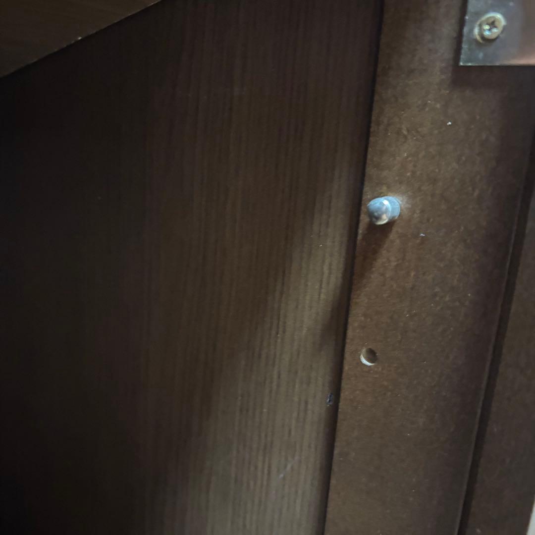 Karimoku カリモク 木製 電話台、FAX台　飾り棚 収納　レンジ台