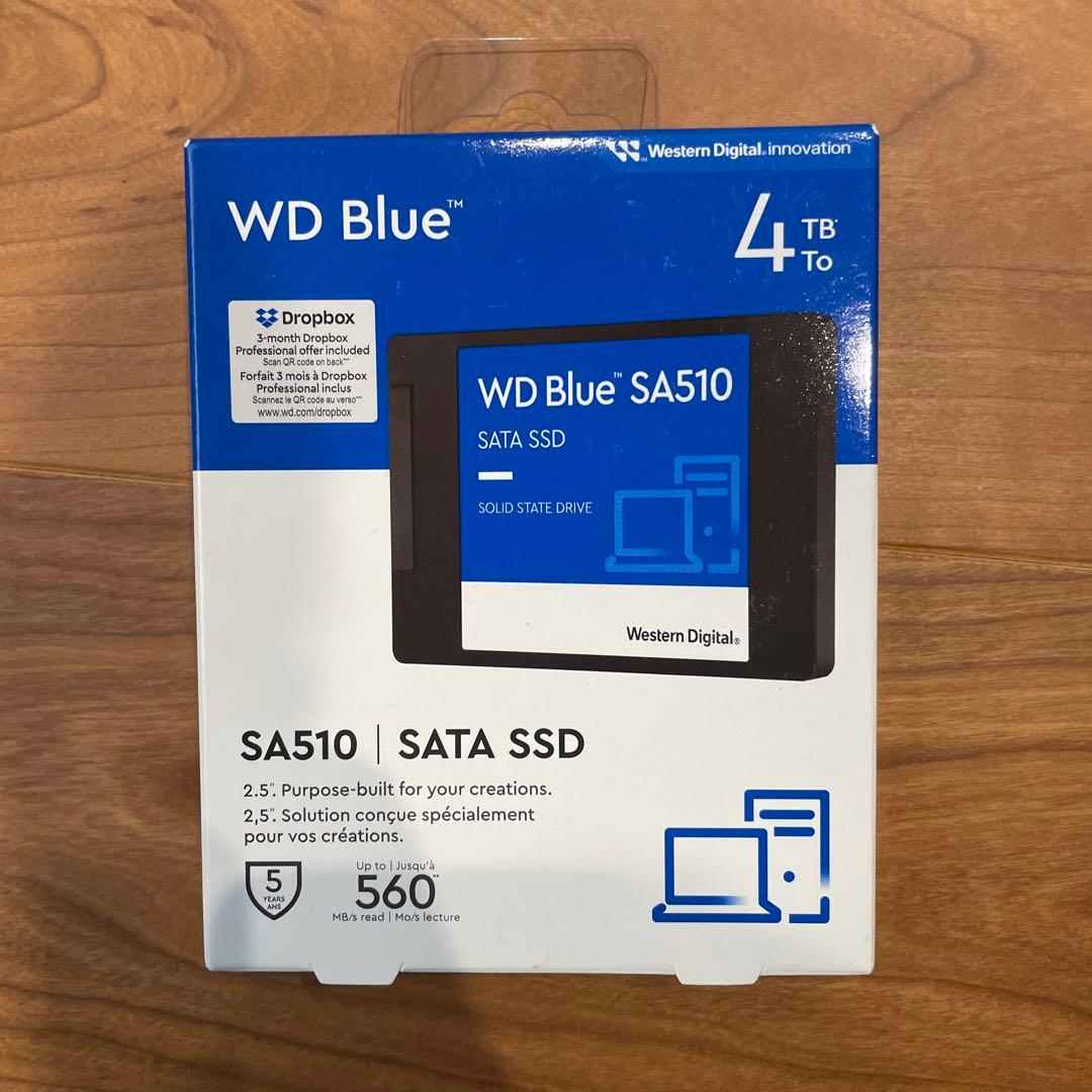 【新品未開封】WD Blue SA510 4TB