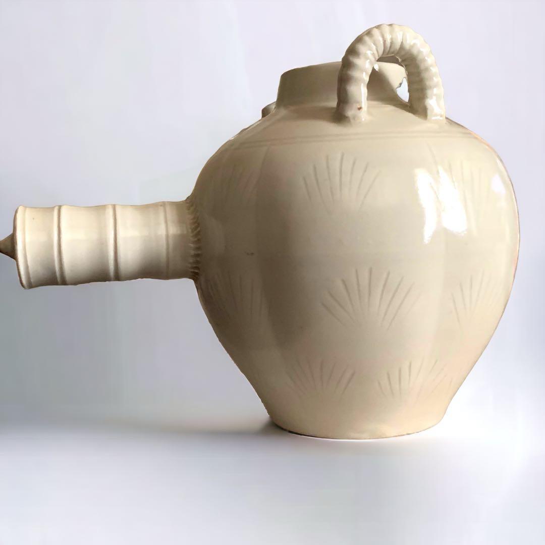 白磁　急須　宗時代　定州　骨董品　アンティーク　茶道具　中国美術