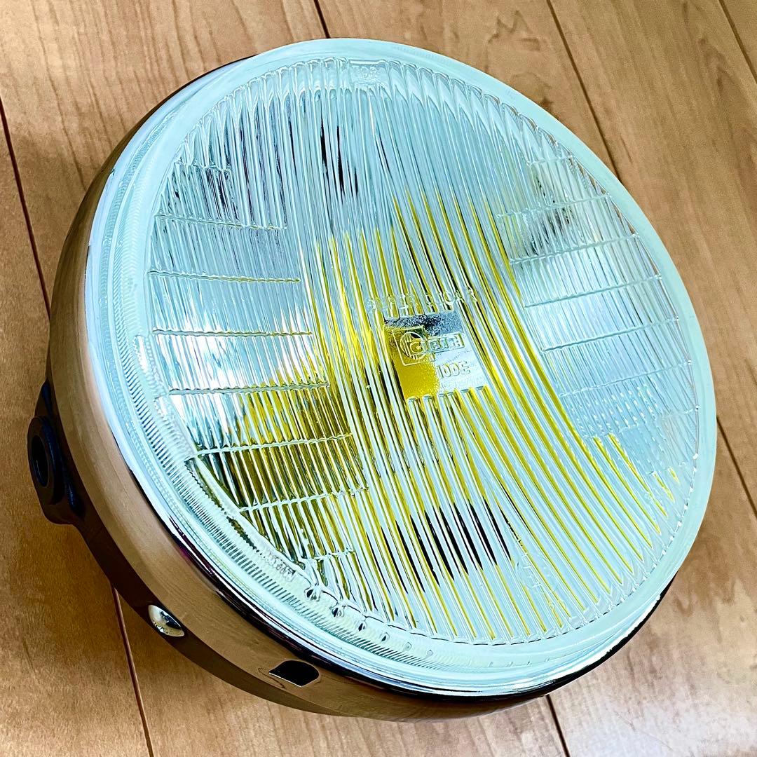 極美品 シビエ 凹み ヘッドライト 当時物 CIBIE