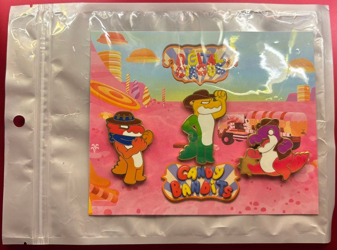 アメイジングデジタルサーカス　ガンミグー　ピンバッジ　アメデジ　チャド　マックス