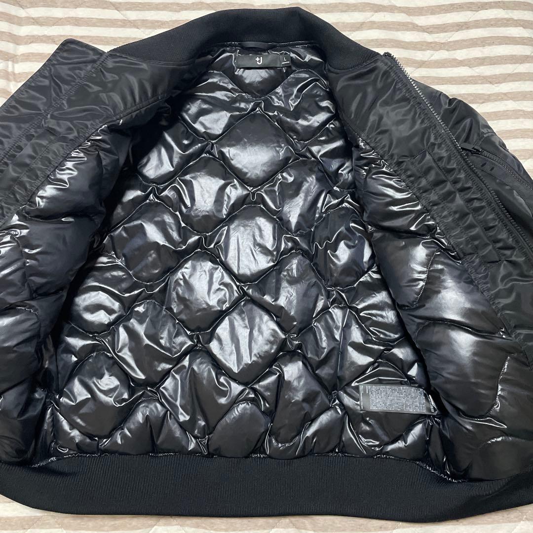 UNIQLO ＋Ｊ　ハイブリッドダウンオーバーサイズMA-1 BLACK