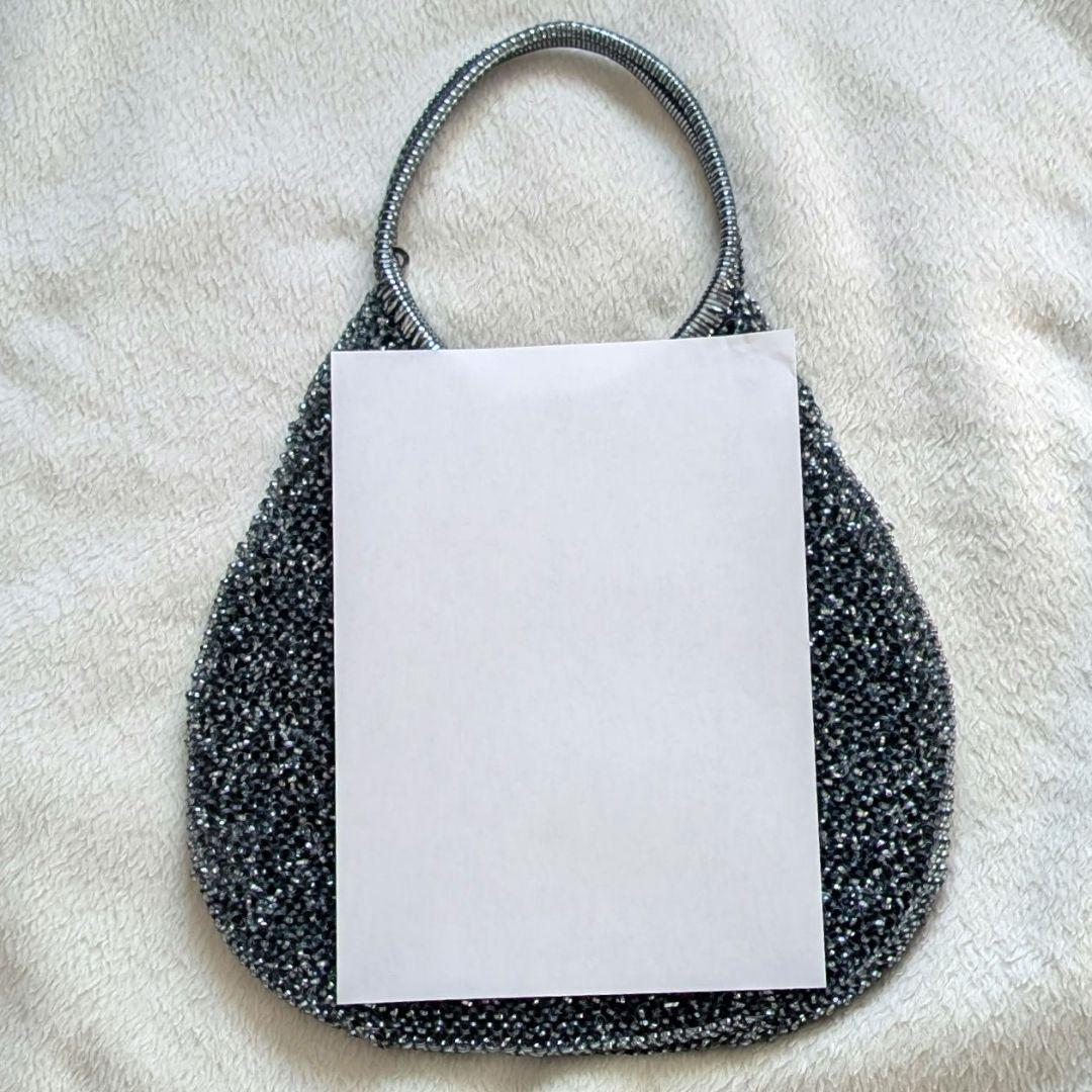 アンテプリマ シルバーブルー ハンドバッグ トートバッグ ワイヤーバッグ 大容量