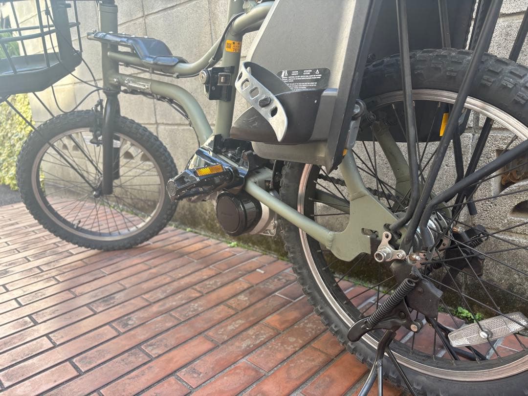 Panasonic EZ 電動自転車 Thuleチャイルドシート付き
