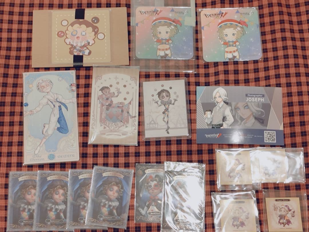 IdentityV　曲芸師　紙類まとめ売り