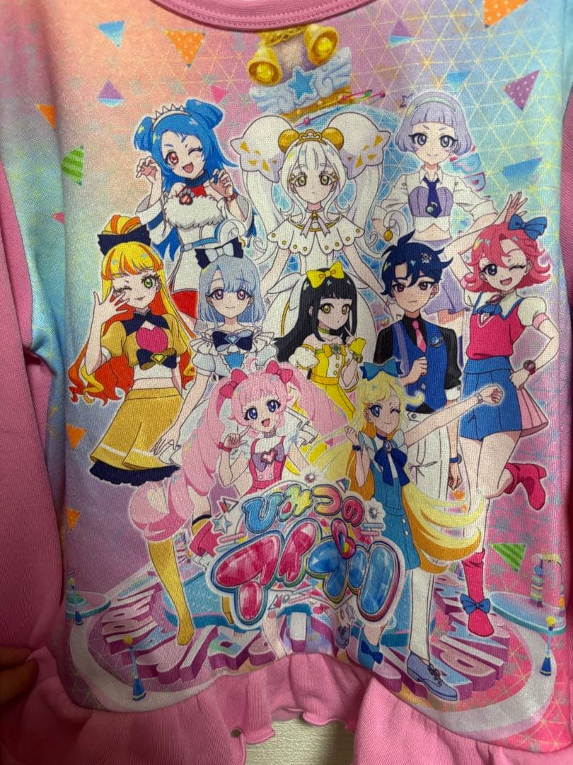 sakura【サイズ130】完売品　ひみつのアイプリ長袖パジャマセット2着